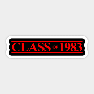 Class Of 1983 Sticker